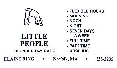 Little People Daycare - 528-3235