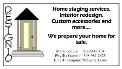 Designio home staging, 508-541-7174