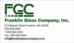 Franklin Glass Co, 508-528-9550