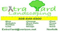 Extra Yard Landscaping, 508-649-6900