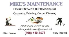 Mike Conlon, Handyman, 508-440-5673