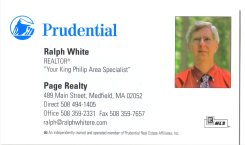 Ralph White RE, 508-494-1405