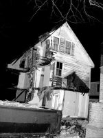 Doomed House on North Street, 1:00 AM (115K)